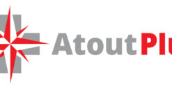 Logo AtoutPlus rouge et gris